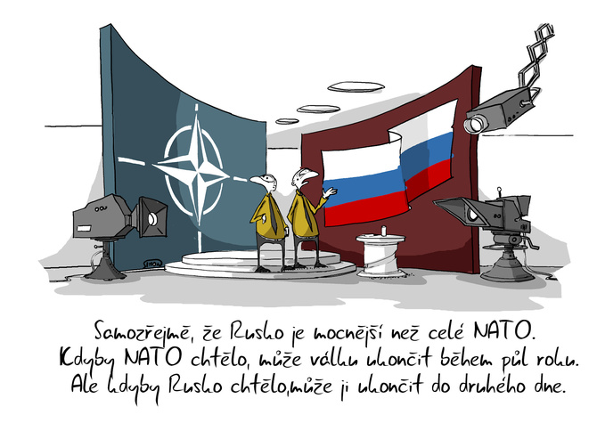 Samozřejmě, že Rusko je mocnější než celé NATO. | Kurzy.cz