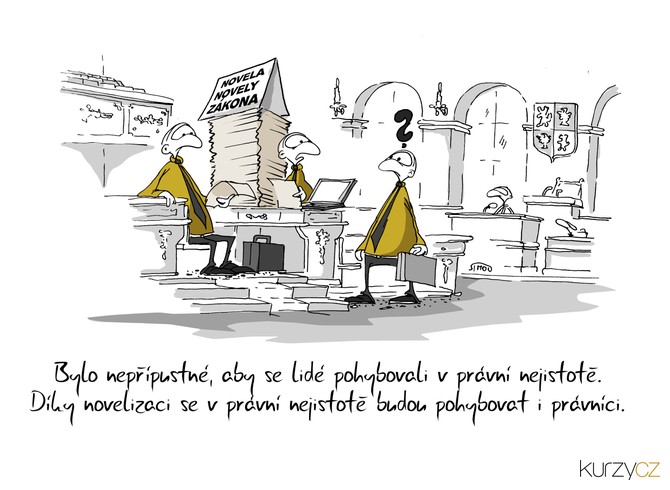 Bylo nepřípustné, aby se lidé pohybovali v právní nejistotě. Díky novelizaci se v právní nejistotě budou pohybovat i právníci.