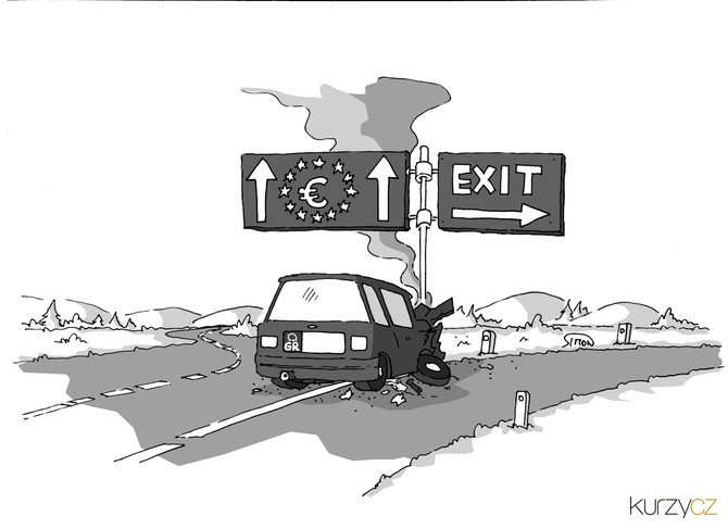 Kreslený vtip: Beze slov. Autor: Marek Simon