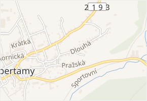 Dlouhá v obci Abertamy - mapa ulice