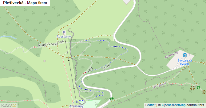 Plešivecká - mapa firem
