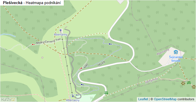 Plešivecká - mapa podnikání
