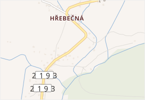 Pohraničníků v obci Abertamy - mapa ulice