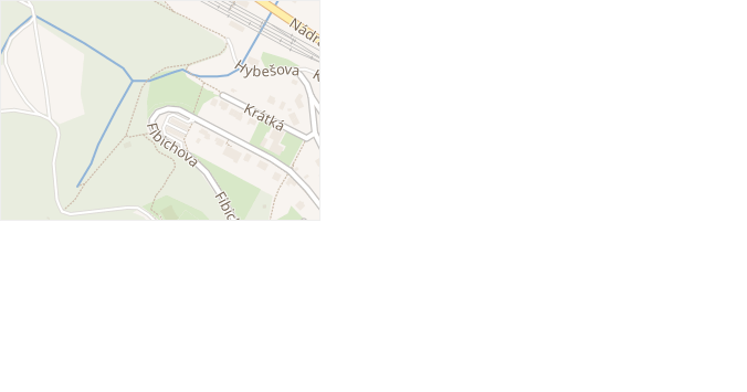 Fibichova v obci Adamov - mapa ulice
