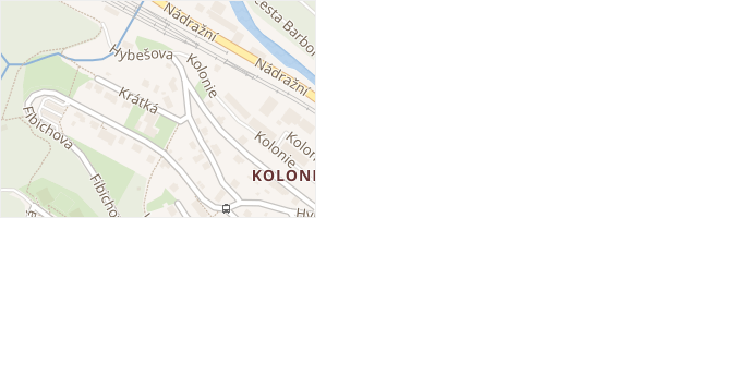 Krátká v obci Adamov - mapa ulice