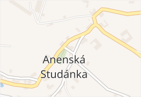 Anenská Studánka v obci Anenská Studánka - mapa části obce