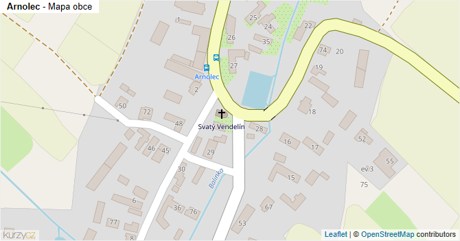 Arnolec - mapa obce