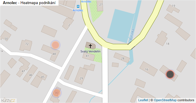 Arnolec - mapa podnikání