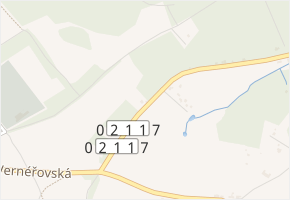 Dolnopasecká v obci Aš - mapa ulice