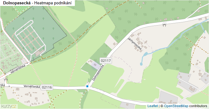 Dolnopasecká - mapa podnikání