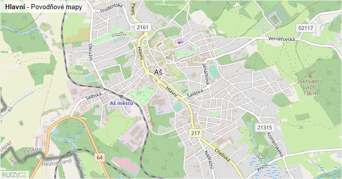 Hlavní - záplavové mapy stoleté vody
