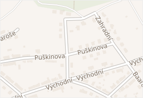 Thomayerova v obci Aš - mapa ulice