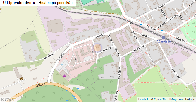 U Lipového dvora - mapa podnikání