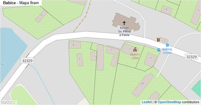 Babice - mapa firem
