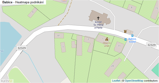 Babice - mapa podnikání