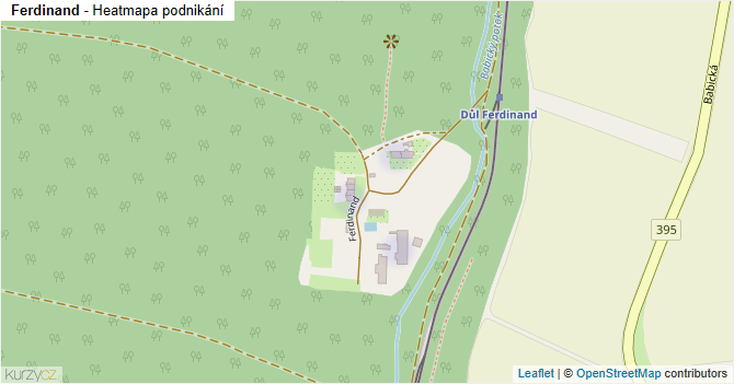 Ferdinand - mapa podnikání
