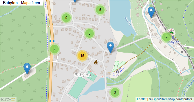 Babylon - mapa firem