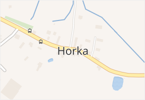 Horka v obci Bakov nad Jizerou - mapa části obce