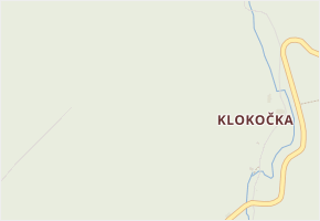 Klokočka v obci Bakov nad Jizerou - mapa části obce