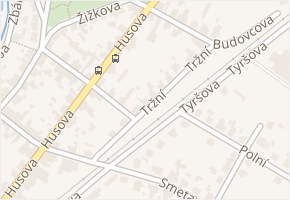 Tržní v obci Bakov nad Jizerou - mapa ulice