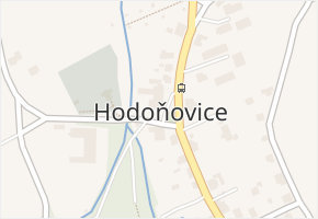 Hodoňovice v obci Baška - mapa části obce