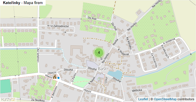 Kateřinky - mapa firem