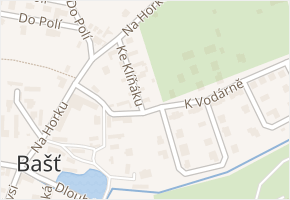 Ke Klíňáku v obci Bašť - mapa ulice