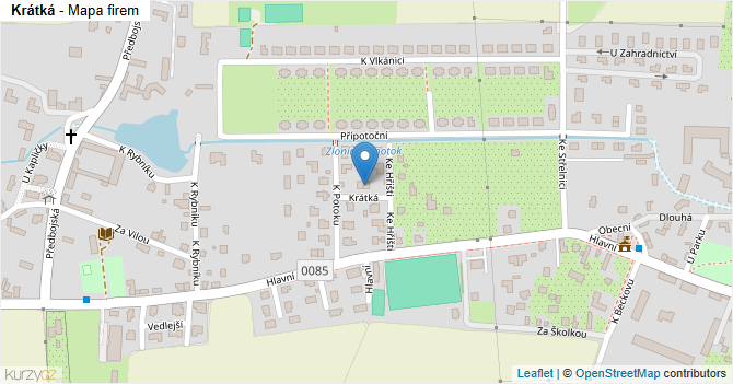 Krátká - mapa firem