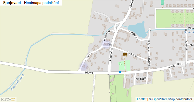 Spojovací - mapa podnikání