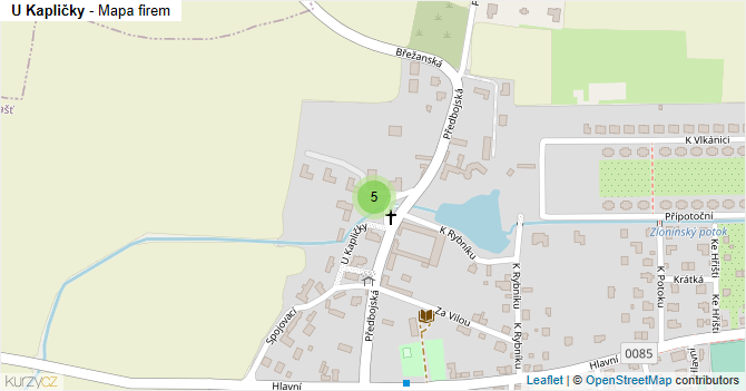 U Kapličky - mapa firem