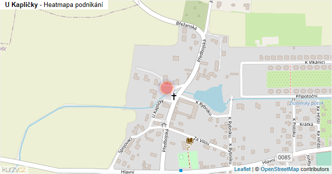 U Kapličky - mapa podnikání