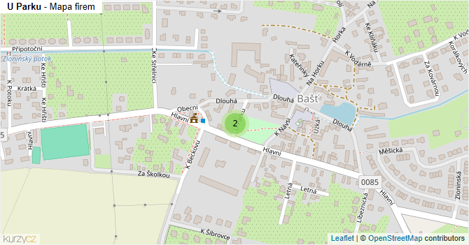 U Parku - mapa firem