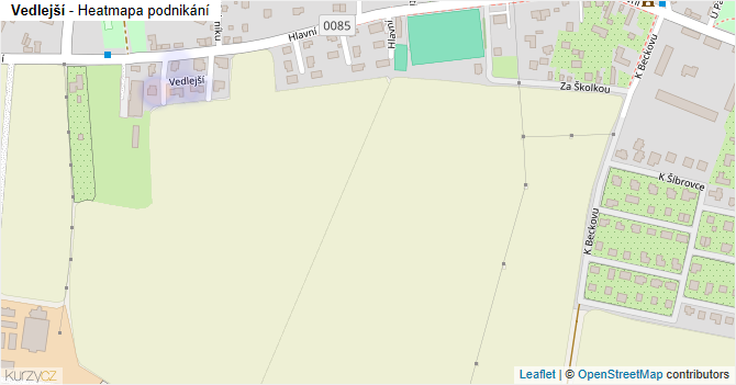 Vedlejší - mapa podnikání