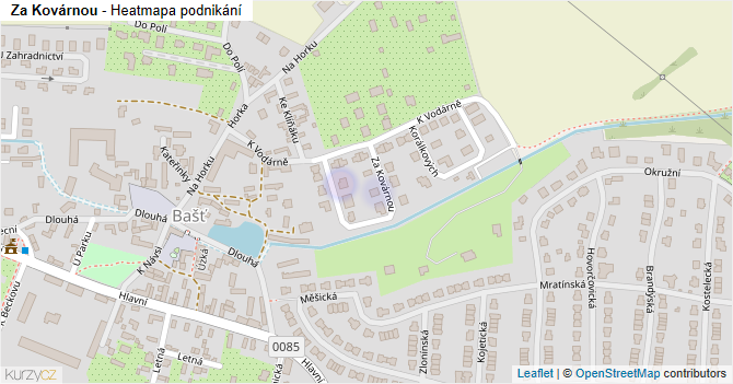 Za Kovárnou - mapa podnikání