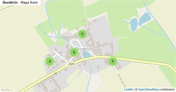 Bezděčín - mapa firem