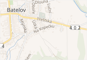 Konzumní v obci Batelov - mapa ulice