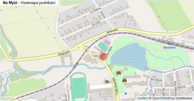 Na Mýtě - mapa podnikání