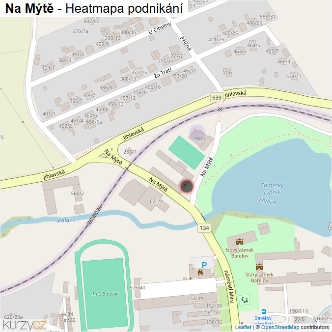 Mapa Na Mýtě - Firmy v ulici.
