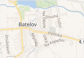 Perleťářská v obci Batelov - mapa ulice
