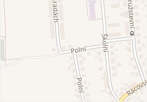 Polní v obci Batelov - mapa ulice