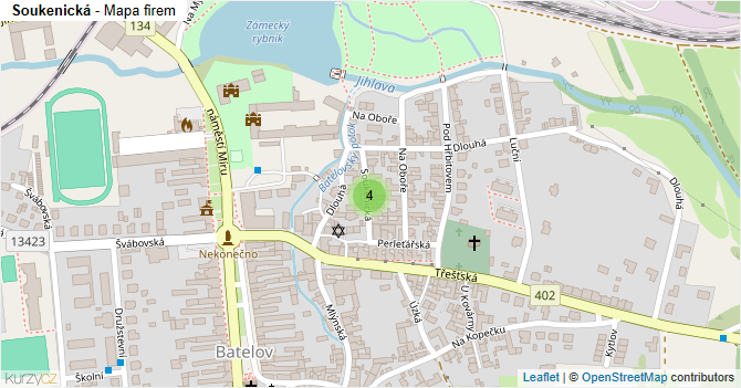 Soukenická - mapa firem
