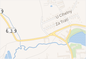 Za Tratí v obci Batelov - mapa ulice