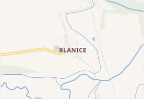 Blanická v obci Bavorov - mapa ulice