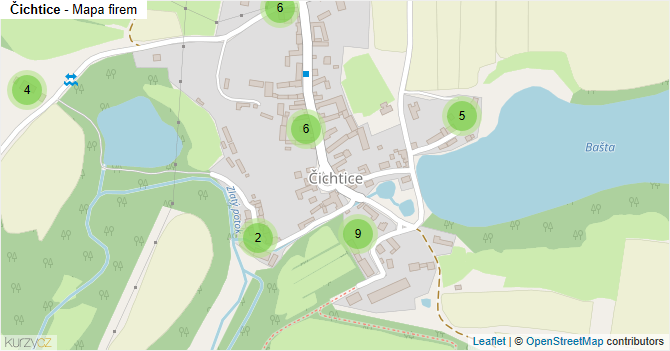 Čichtice - mapa firem