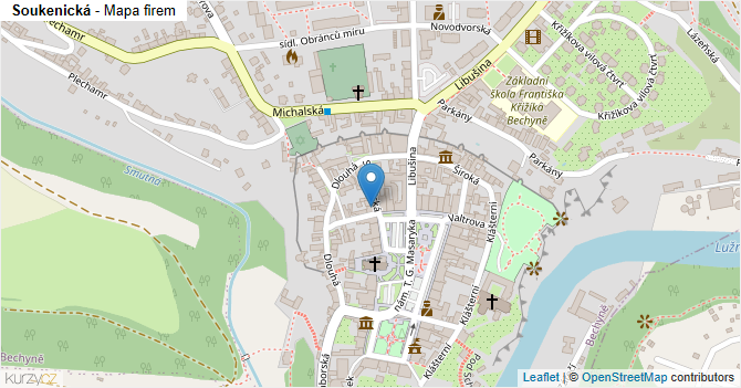 Soukenická - mapa firem