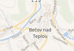 Srázná v obci Bečov nad Teplou - mapa ulice