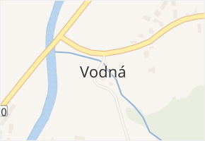 Vodná v obci Bečov nad Teplou - mapa části obce
