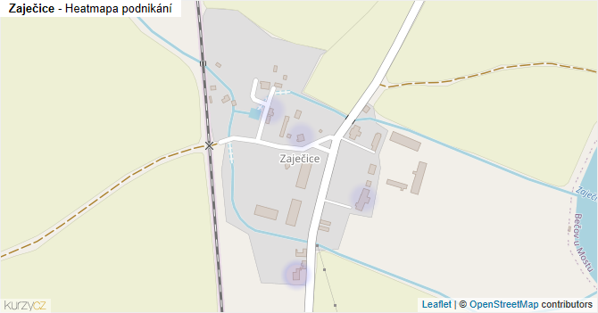 Zaječice - mapa podnikání