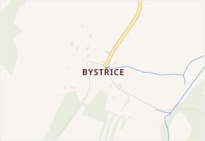 Bystřice v obci Bělá nad Radbuzou - mapa části obce