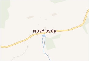 Nový Dvůr v obci Bělá nad Radbuzou - mapa části obce